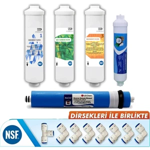 Yaman Group Waterdizayn Kapalı Kasa Su Arıtma Cihazları İçin 5'li Inline Filtre Seti