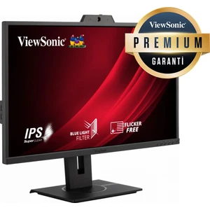 Vıewsonıc VG2740V 27" 5ms Fhd 1920X1080 VGA Dp HDMI Hoparlör Webcam Pivot IPS LED Monitör