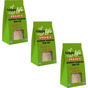 Happy Life Organik Buğday Ruşeym 200 gr x 3