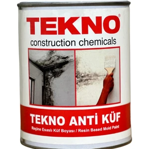 Tekno Anti Küf Reçine Esaslı Nem Rutubet Küf Boyası 1 ve 3 kg