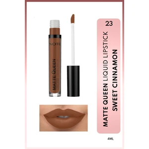 Matte Queen Lipstick Kalıcı Mat Likit Ruj - 23 Sweet Cinnamon - Kahverengi