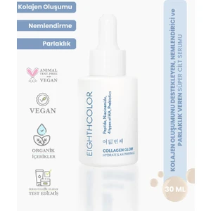 Eighth Color Collagen Glow-Kolajen Üretimini Destekleyen Nemlendirici ve Parlaklık Veren Süper Cilt Serumu