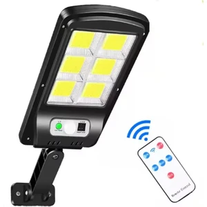 Fotoselli 3 Modlu Cob LED Solar Güneş Enerjili Sokak Lambası Bahçe Aydınlatması 35CM x 11.5cm No:3