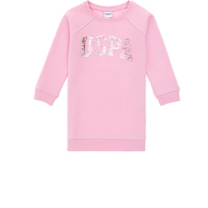 U.S. Polo Assn. Kız Çocuk Pembe Elbise (Örme) 50298903-VR041