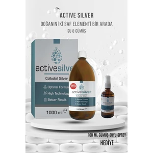 Active Silver 
kolloidal Gümüş Suyu 100 Ppm + Gümüş Suyu Sprey Bundle