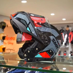 Gullwing Navigator Kırmızı Çene Açılır Kask (Ece 22.06) (Fit Kalıp)