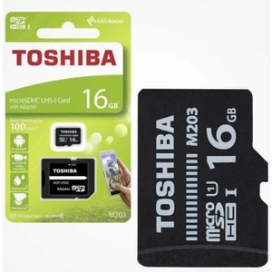 16 GB Microsd Hafıza Kartı Microsdhc Uhs-1 100 Mb/s+ Adaptör