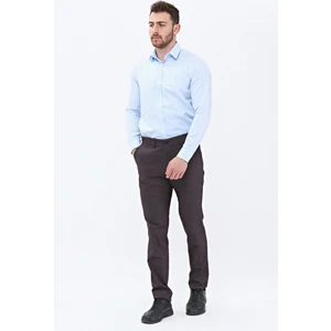 Daddies Cool With Epic Bordo Dokuma Pamuk Karışımlı Chino Erkek Pantolon