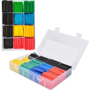 530 Adet 8 Boy 5 Renk Set Isıyla Daralan Makaron Kablo Kapatıcı Izole Makaron
