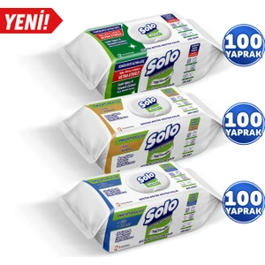 Yüzey Temizleme Havlusu Karma Set 3'lü 300 Yaprak