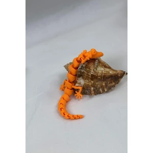 3d Hareketli Oyuncak Kertenkele- Turuncu
