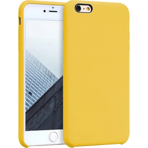 Apple iPhone 6 İnce Mat Silikon Kılıf Sarı