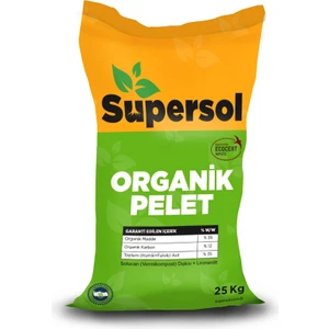 Organik Pelet Solucan Gübresi ve Leonardit 25 kg