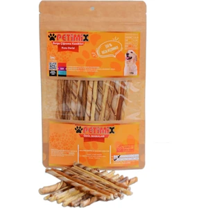 Burgu Kuzu Derisi Çiğneme Kemikleri Köpek Ödülü 100 gr