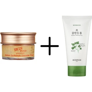 Skinfood Salmon Concealer (1) + Vege Garden Cleansing Foam Mugwort 150ML