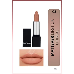 Mattever Lipstick Yarı Mat Saten Bitişli Ruj 03 Ethereal - Açık Nude