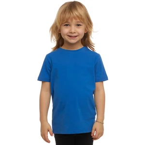 Saks Basic Unisex Çocuk Sıfır Yaka Kısa Kollu Tişört