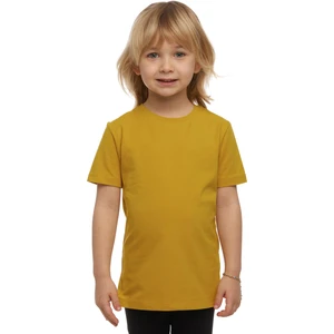 Hardal Basic Unisex Çocuk Sıfır Yaka Kısa Kollu Tişört