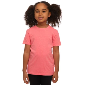 Fosfor Fuşya Basic Unisex Çocuk Sıfır Yaka Kısa Kollu Tişört