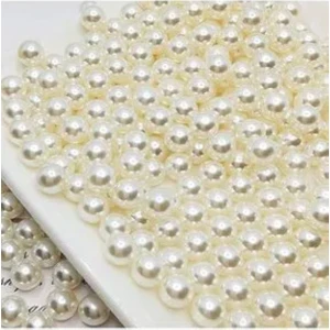 6 mm Deliksiz Inci 25 gr Krem Renk ( 175-180 Adet)