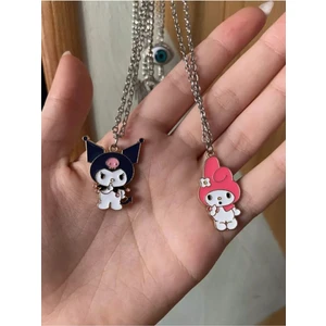 Acousticworld Fantasy Magic Melody My Melody & Kuromi Best Friends Çiftli Kolye