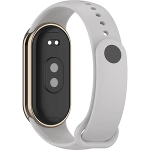 Case 4u Xiaomi Mi Band 8 Serisi Klasik Kordon Silikon Strap Kayış Gri