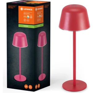 Led Endura Dokunmatik Su Geçirmez Şarjlı Ve Elektrikli Ip54 Dış Mekan Kırmızı Masa Lambası