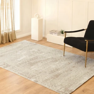 Kaşmir Halı 7/24 Sahara Marta Bej 80x300 cm Salon Mutfak Halısı Yolluk Kilim