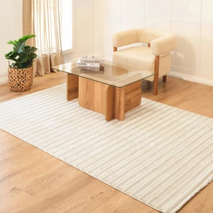 Kaşmir Halı 7/24 Sahara Emma Bej 200x290 cm Salon Mutfak Halısı Yolluk Kilim