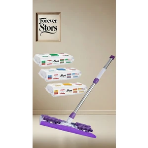 Yer Mop 3 Çeşit Yer Temizleme Havlusu Alana Mandallı Mop Set Hediye