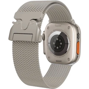 Apple Watch 10. Seri 42MM Metal Hasır Hafif Kordon Hava Kanallı | Krd-25