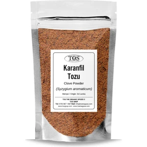 TOS The Organic Spices Karanfil Tozu 100 gr