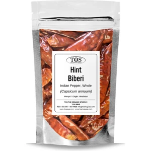 TOS The Organic Spices Hint Biberi 100 gr