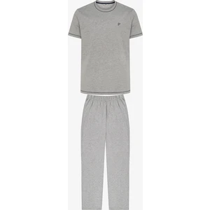 Basic Pantolon Gri Pijama Takımı