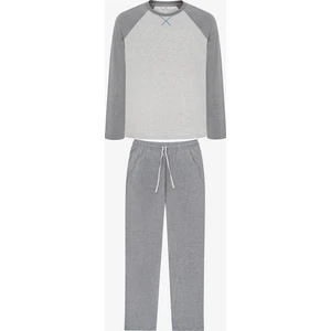Gray Pantolon Pijama Takımı