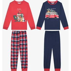 Erkek Çocuk New Year Road 2li Çok Renkli Pijama Takımı
