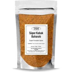 TOS The Organic Spices Süper Kabak Baharatı 100 gr Super Pumpkin Spice - Premium Quality | Baharat Karışımı