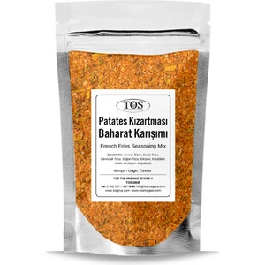 TOS The Organic Spices Patates Kızartması Baharat Karışımı 100 gr French Fries Spice Blend - Premium Quality