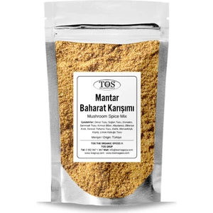 TOS The Organic Spices Mantar Baharat Karışımı 100 gr Mushroom Spice Blend  - Premium Quality  | Baharat Karışımı