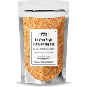 TOS The Organic Spices La Vera Style Tütsülenmiş Tuz 100 gr La Vera Style Smoked Salt - Premium Quality | Baharat Karışımı