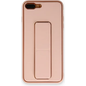 Apple iPhone 7 Plus Kılıf Yatay ve Dikey Standlı Kamera Lens Korumalı Deri Coco Stand Kapak