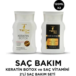 Saç Keratin Botox - Saç Vitamin 2'li Saç Bakım Seti
