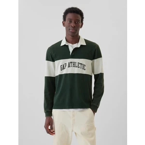 Erkek Yeşil Relaxed Rugby T-Shirt