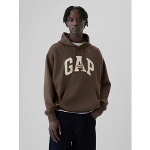 Erkek Kahverengi Gap Logo Sweatshirt