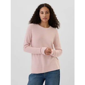 Kadın Pembe Textured Kazak