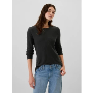 Kadın Siyah Textured Kazak