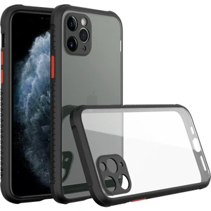 Apple iPhone 11 Pro Max Kılıf Köşeler Airbag Özellikli Arkası Sert P.c Kenarı Silikon Miami Kapak