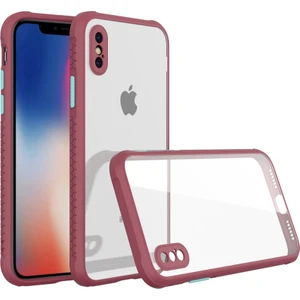 Apple iPhone Xs Max Kılıf Köşeler Airbag Özellikli Arkası Sert P.c Kenarı Silikon Miami Kapak