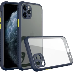 Apple iPhone 11 Pro Max Kılıf Köşeler Airbag Özellikli Arkası Sert P.c Kenarı Silikon Miami Kapak