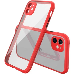 Apple iPhone 12 Mini Kılıf Köşeler Airbag Özellikli Arkası Sert P.c Kenarı Silikon Miami Kapak